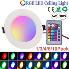 10W RGB LED Recessed Ceiling