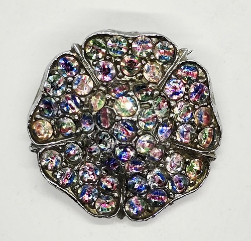 Vintage brooch 1950s iris - vintage,