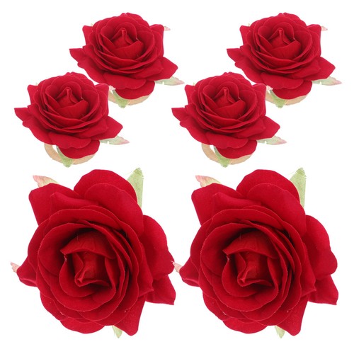 6pcs rose napkin - 6pcs, rings