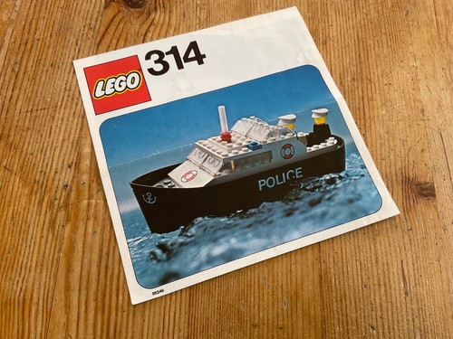 Lego 314 instructions only - instructions,