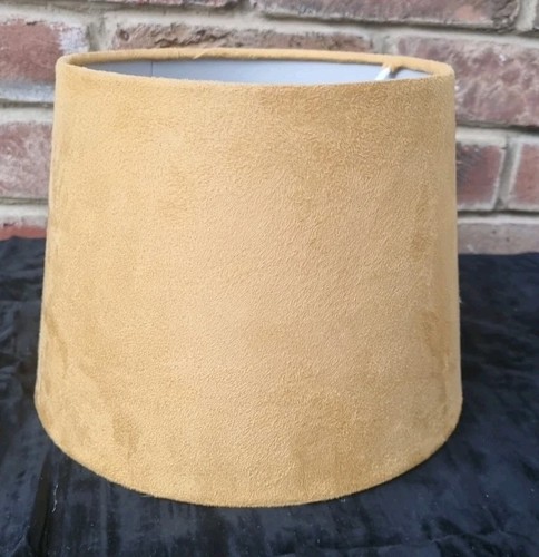 Yellow gold lamp shade - gold,
