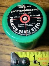 Vintage Part App. 435 BB Pellets .177 With 90gm Weight Sportsmarketing Tub, USA.