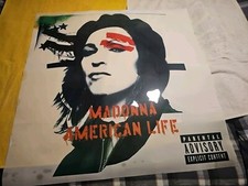 Madonna American Life Promo Record Store Window Light Cling Display RARE  36" 