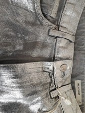 M&S Size 8 Stunning Silver coated Maxi Skirt perfect for partying.