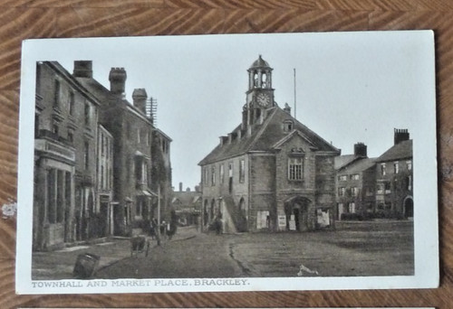 Postcard brackley town - town, &