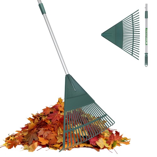 Garden leaf rake - leaf, plastic