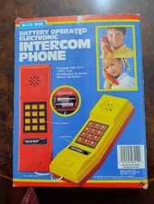 Intercom Phone Blue Box