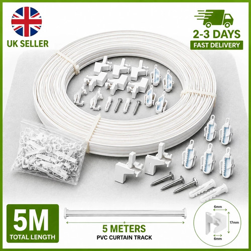 16ft flexible curtain track - flexible,