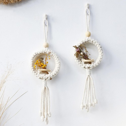 Macrame wall hanging flower - macrame,