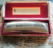 Rare Boxed 70's Vintage Hohner Harmonica in Box 6195/32 M 2 C. Great Condition.
