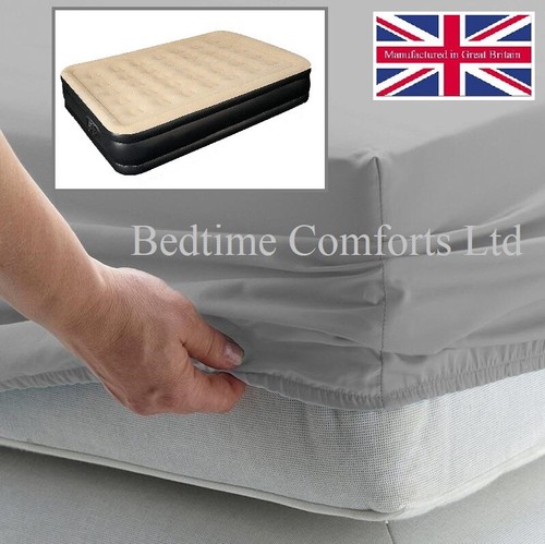 Inflatable air bed fitted - bed,