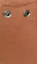 John Lewis Tonal Weave Eyelet lined Curtains W185 X D227CM - Terracotta