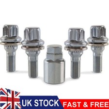 M12x1.25 Chrome Flat Seat