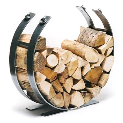 Contemporary log basket - contemporary,