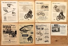 NSU  MOTORCYCLES  -   8  RARE