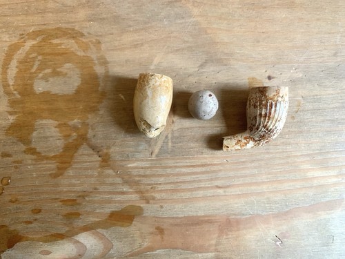 Tobacco clay pipes - clay, and