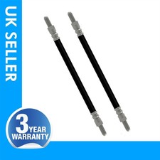 2X REAR BRAKE HOSE PIPE Fits Jaguar XJ Coupe XJSC Convertible 1553661,1558834