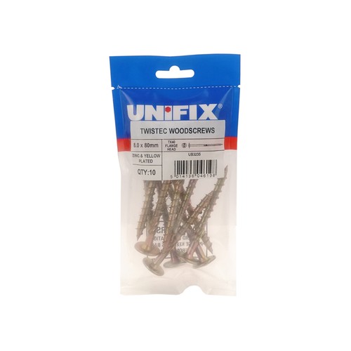 Unifix twistec woodscrews - unifix,
