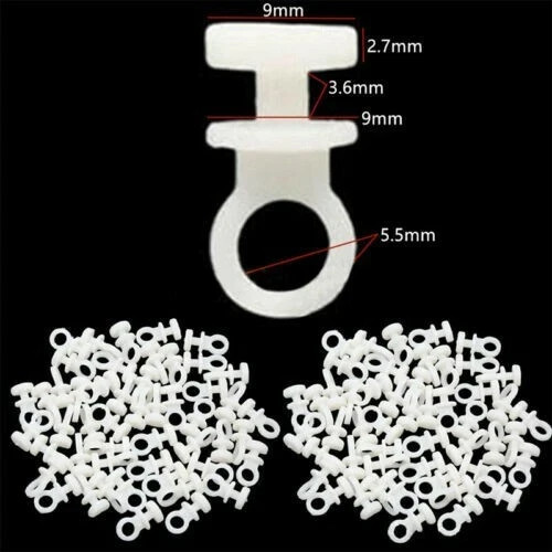 50xplastic curtain track - 50xplastic, hooks
