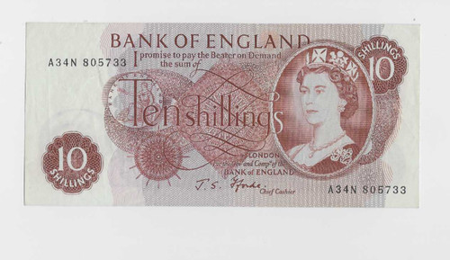 1967 bank england ten - 1967,