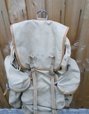 Vintage SAC LAFUMA France Mountain Climbing Rucksack Backpack 1940s 50s