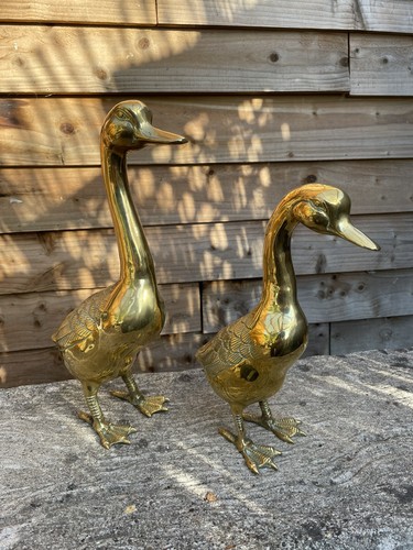 Pair vintage brass - pair,