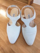 Vintage Bally Shoes Size 5/38 Light Teal pointy toe court shoes Leather Occasion