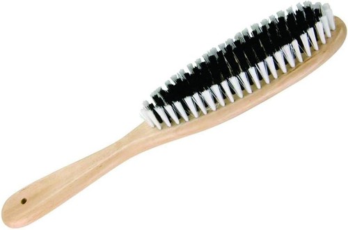 Wooden clothes brush - wooden,