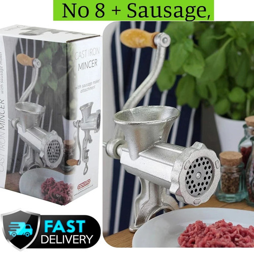 Manual meat mincer cast - manual,