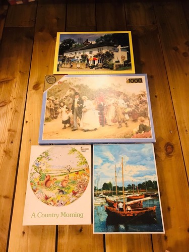 Bundle vintage puzzles - 4x,