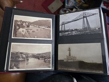 VINTAGE POSTCARD ALBUM & 200 POSTCARDS, N. YORKSHIRE, SCARBOROUGH, FILEY, BRID.