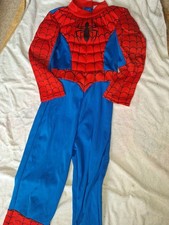 Spiderman Dress Up Spiderman Costume Size 5-6 Years Good Condition