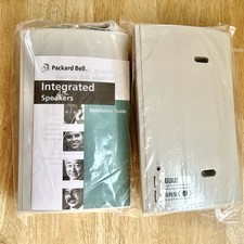 1990s Packard Bell Multimedia Computer Monitor Speakers 160172