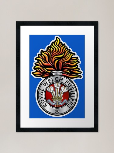 Royal welch fusiliers framed - royal,