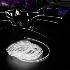 2M White LED Light Decor Car Interior Accessories Atmosphere Wire Strip Light 