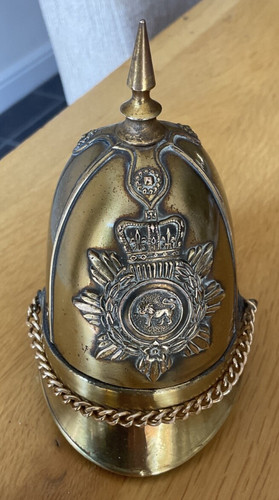 Vintage brass crown kings - qv,