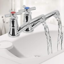 2x Twin Taps Set Hot and Cold