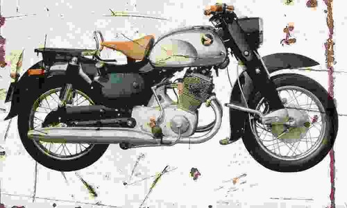 Honda c70 dream - dream, aged