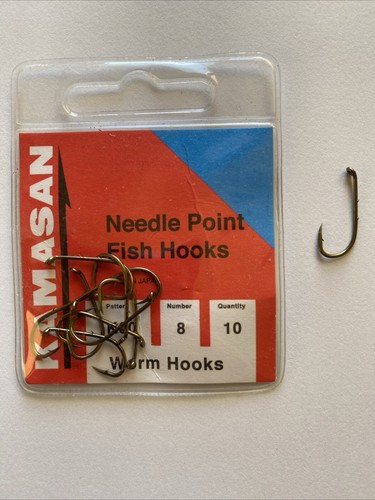 Kamasan k60 worm - hooks., barbed