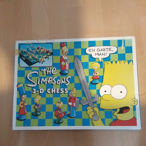 The simpsons chess - simpsons, 3d