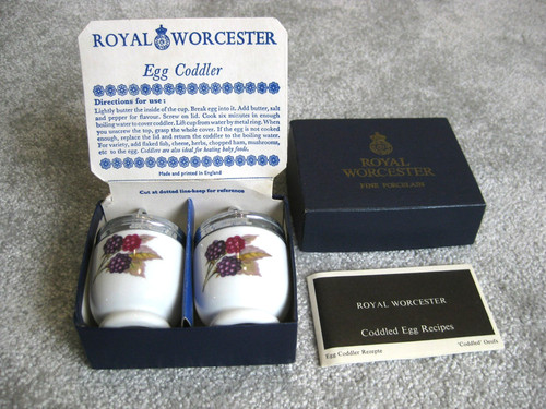 Royal worcester egg coddlers - royal,