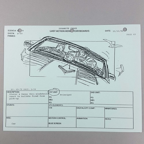 Last action hero storyboard - action,