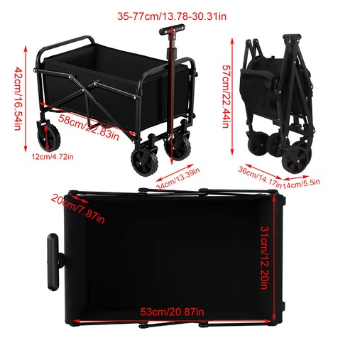 50l foldable garden - foldable, trolley