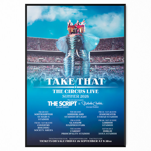 Take that music - music, poster