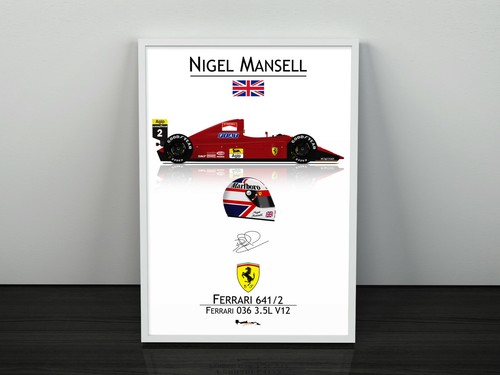 Nigel mansell ferrari 641 - nigel,