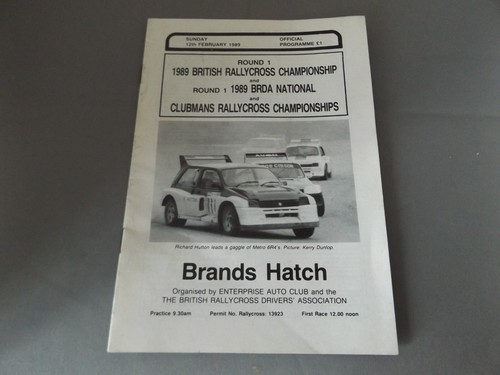 1989 brands hatch programme - 1989,