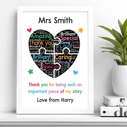 Personalised thank you teacher - personalised,