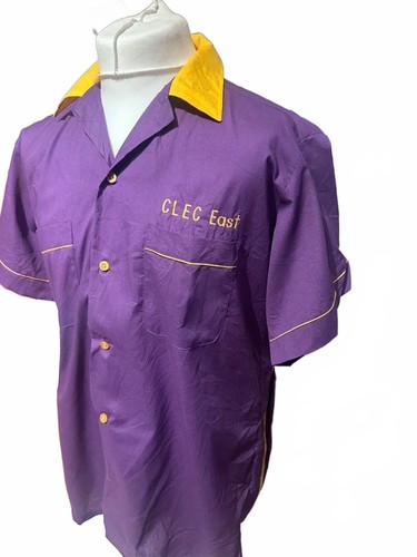 Vintage purple and yellow
