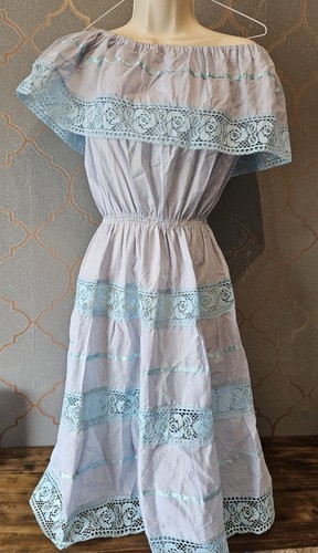 1970s handmade off - off, shoulder