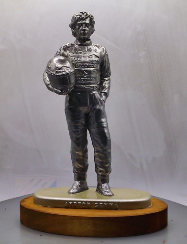 Ayrton senna metallic silver - senna,